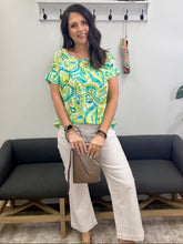 Load image into Gallery viewer, Cropped Wide Leg Jean, White
