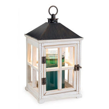 Load image into Gallery viewer, Wooden Candle Warmer Lantern, Weathered White
