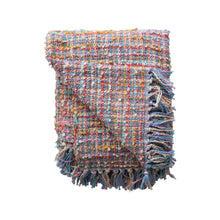 Load image into Gallery viewer, 60" X 50" Slub Throw W Fringe
