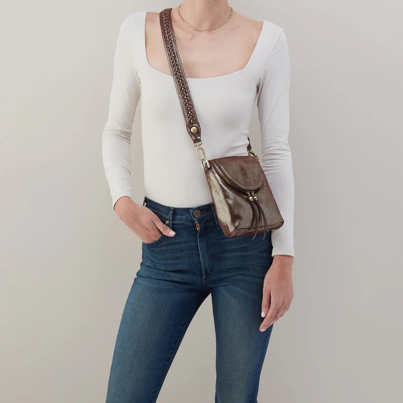 Hobo Fern Crossbody, Coffee Galaxy