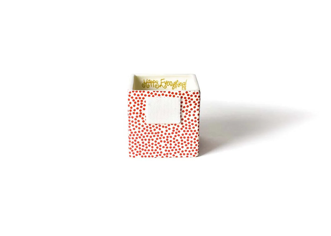 Red Small Dot Mini Nesting Cube