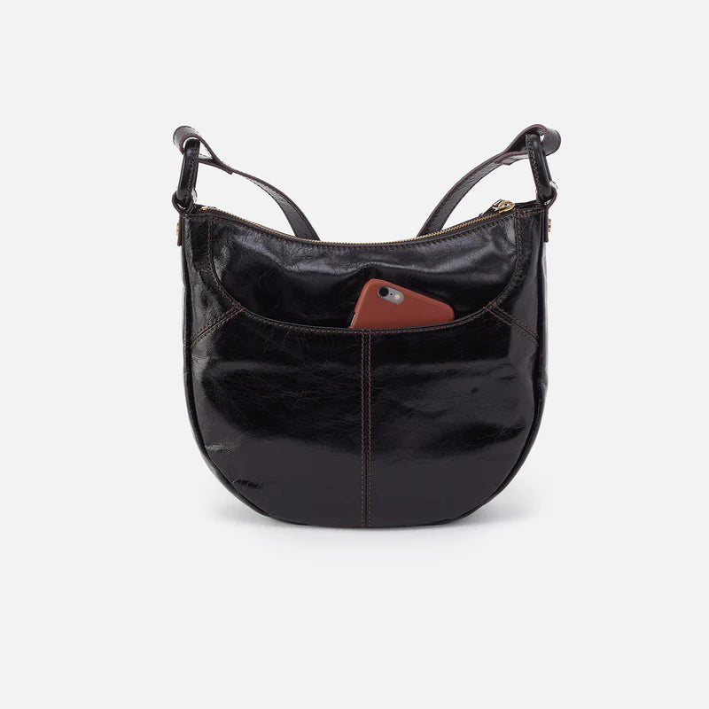 Shelia Scoop Crossbody (Black)