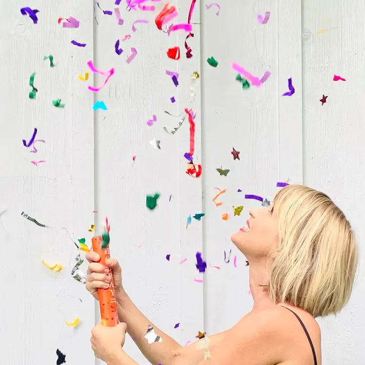 Confetti Fountain, Red White & Blue