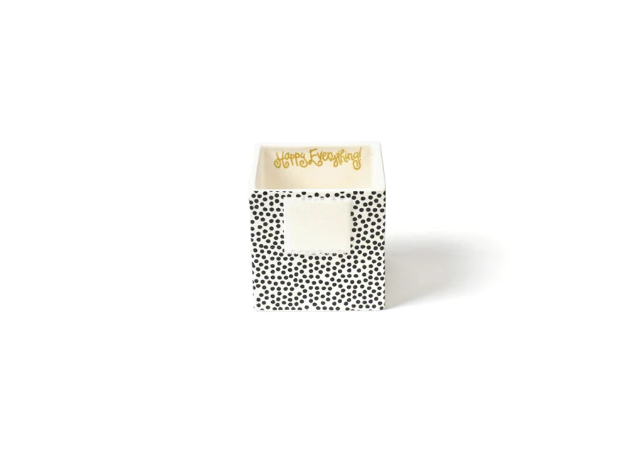 Black Small Dot Mini Nesting Cube