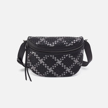 Load image into Gallery viewer, Hobo Juno Belt Bag, Black Metallic Woven

