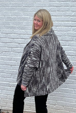 Load image into Gallery viewer, Marbled Hi-Lo Knit Cardigan
