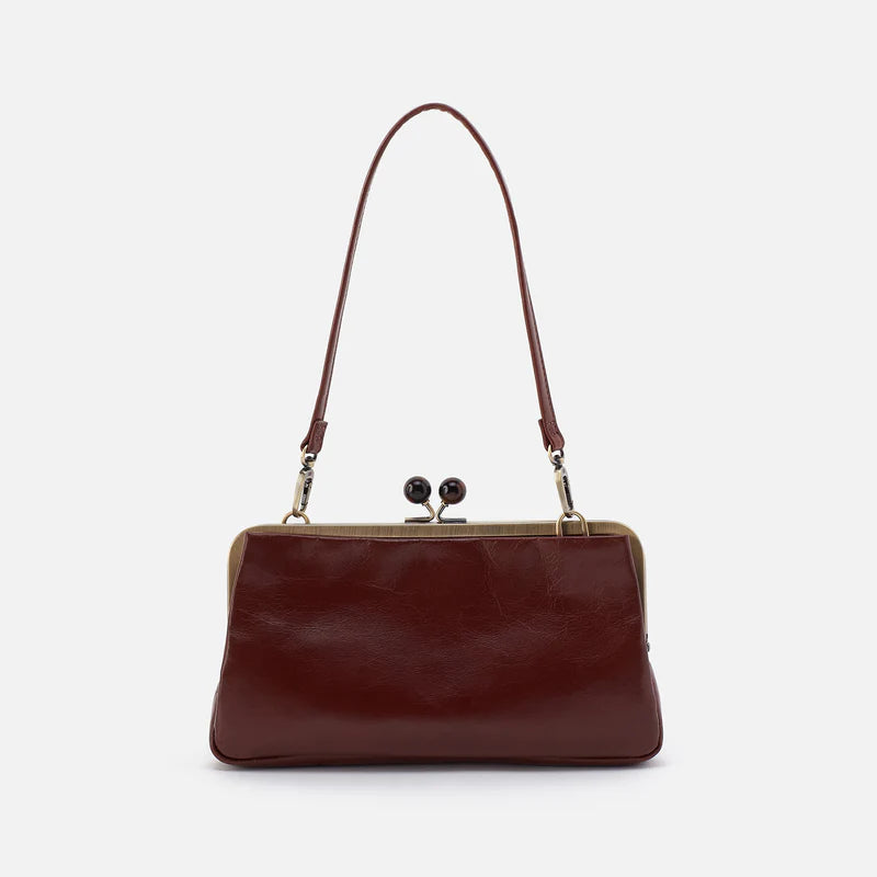 Hobo Lauren Frame Crossbody, Chocolate