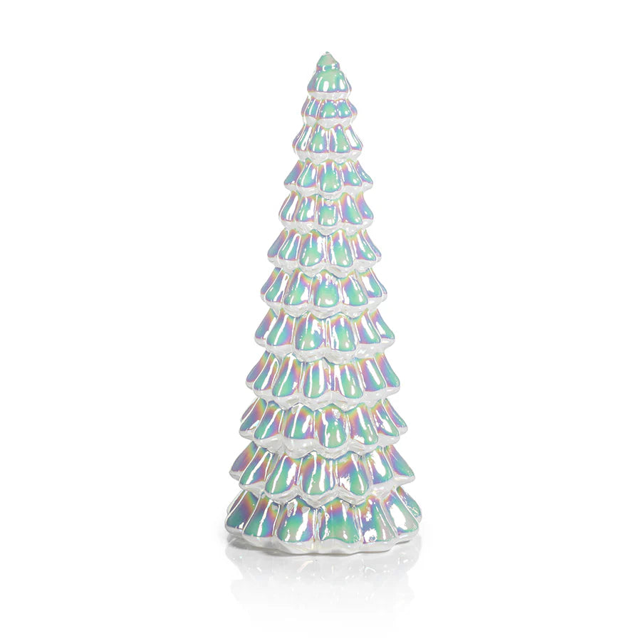 LED White Rainbow Luster Tree, 12.75