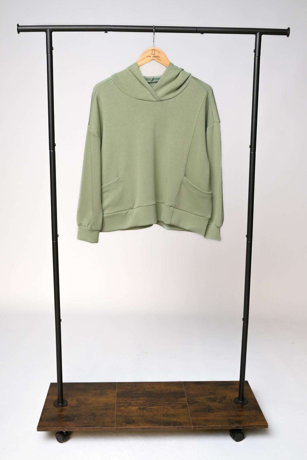 Silky Soft Hoodie with Pockets, Sage