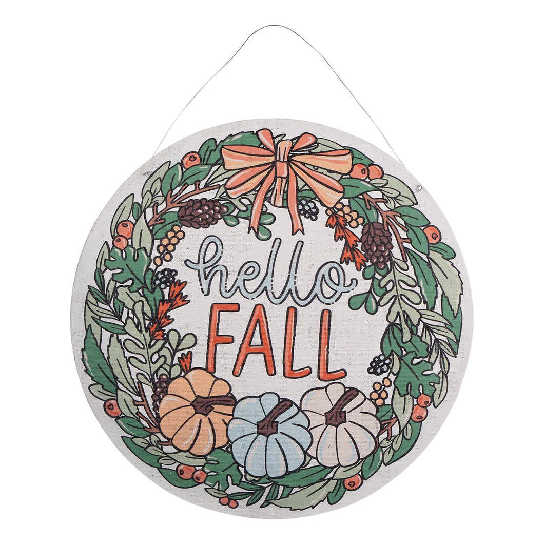 Pumpkin Fall / Red Bird Christmas Wreath Burlee