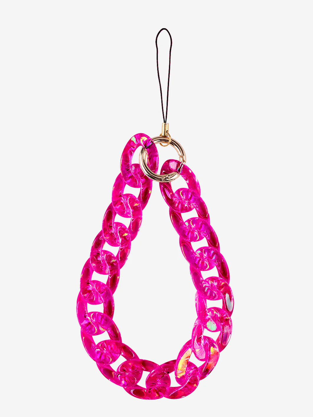 Phone Charm, Hot Pink Chunky