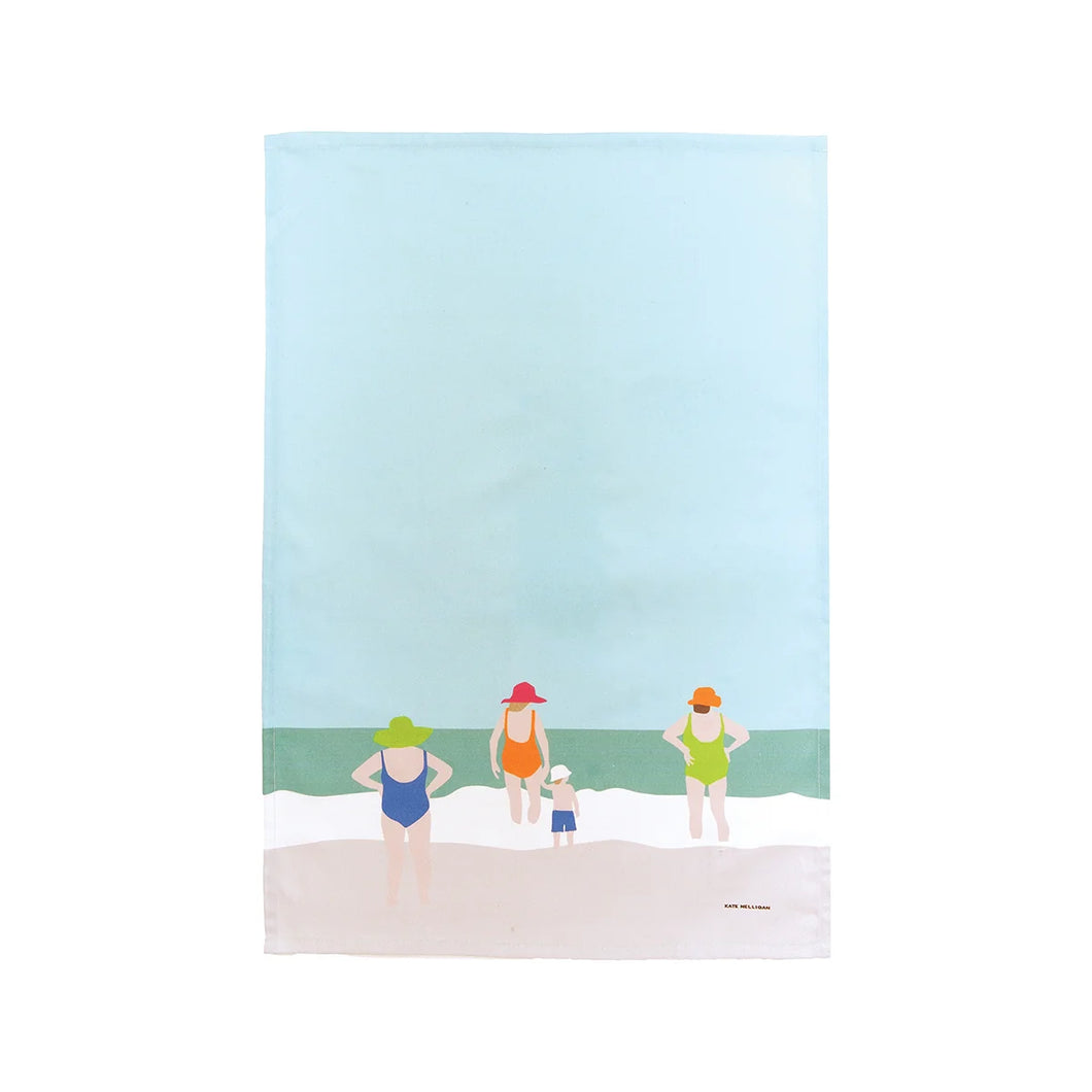 Beach Day Tea Towel