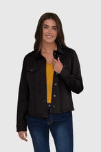 Load image into Gallery viewer, Frayed Denim Jacket
