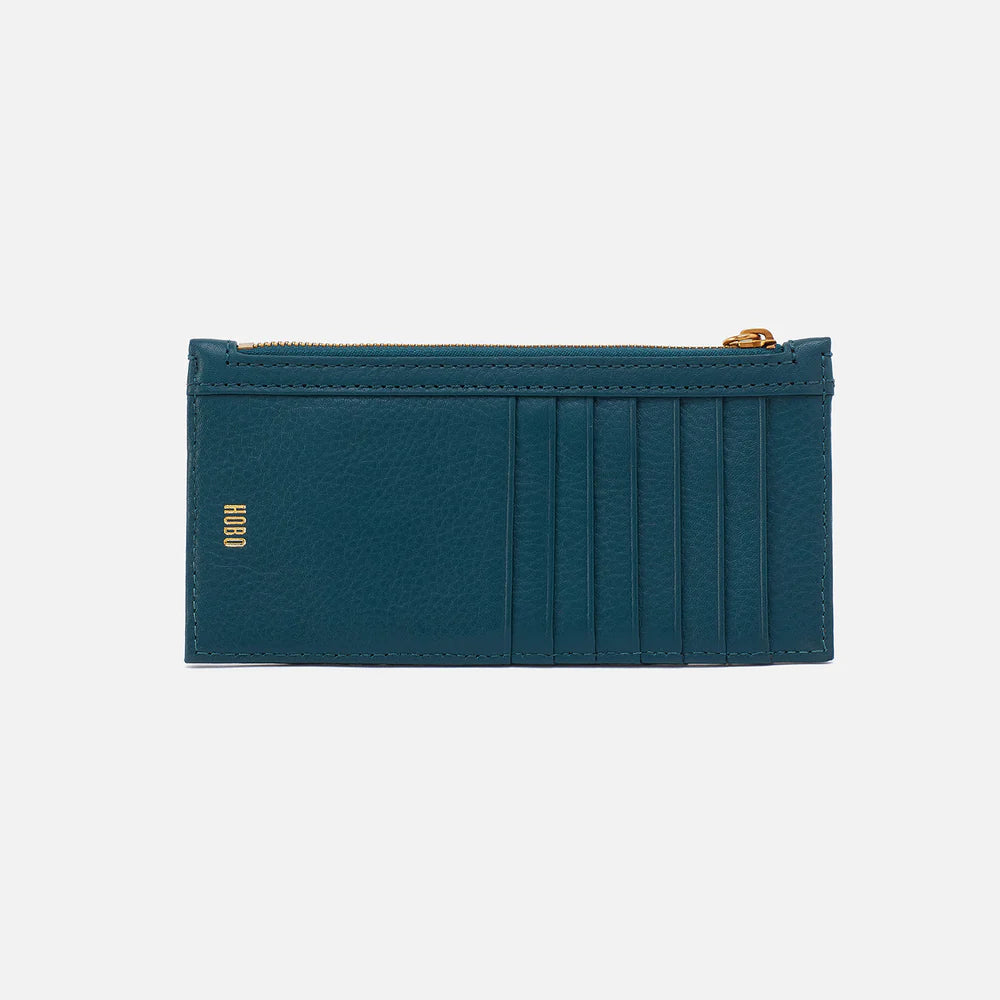 Hobo Carte Card Case, Midnight Teal