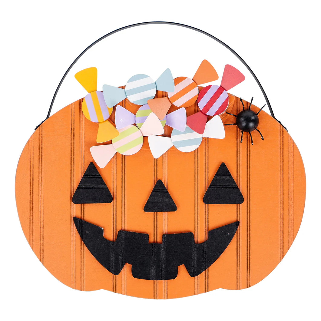 Candy Pumpkin Pail Topper