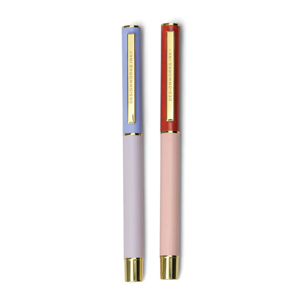 Colorblock Pens, Lavender + Blush