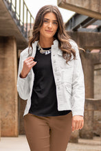 Load image into Gallery viewer, Utility Denim Jacket, White
