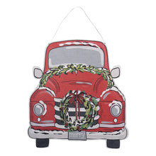 Load image into Gallery viewer, Green Fall Red Christmas Truck Burlee
