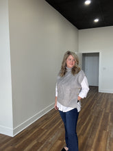 Load image into Gallery viewer, Leora Sweater Vest, Mid Heather Grey
