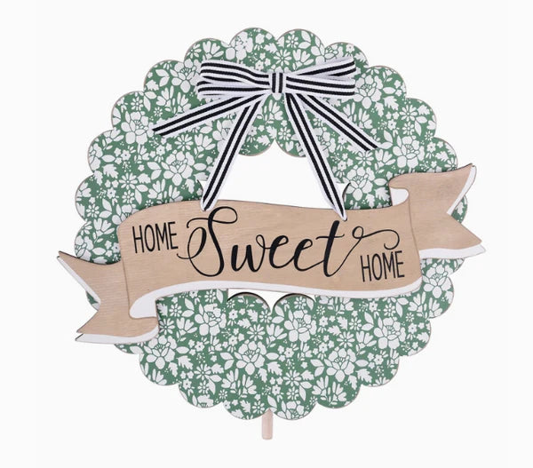 Home Sweet Home Wreath Topper