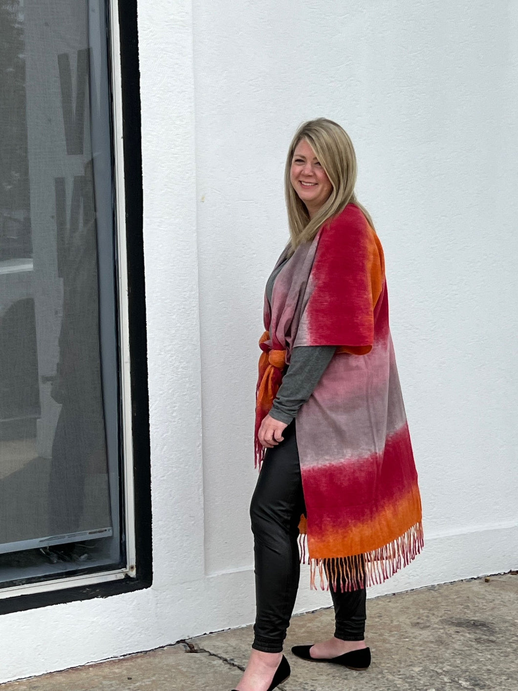 Brushed Ombre Kimono