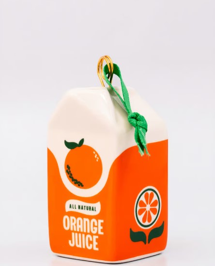 Orange Juice Carton Ornament