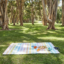 Load image into Gallery viewer, Dock &amp; Bay Picnic Blanket, Large Unicorn Waves
