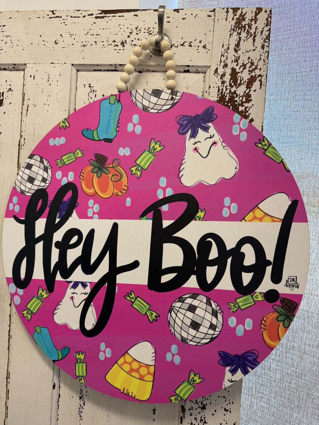 Hey Boo Door Hanger