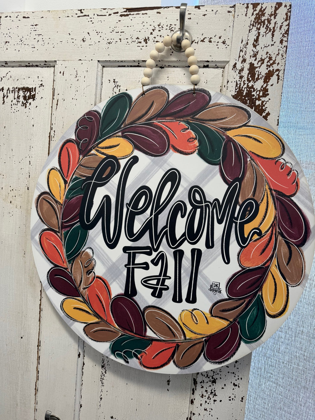 Welcome Fall Door Hanger