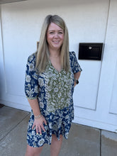 Load image into Gallery viewer, Floral Button Front Babydoll Dress
