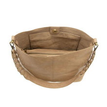 Load image into Gallery viewer, Driftwood Tessa Convertible Hobo With Link Shoulder Strap
