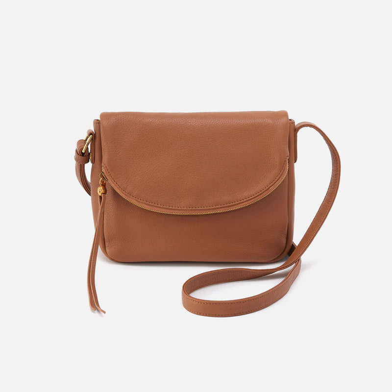 Fern Messenger Crossbody, Warm Honey