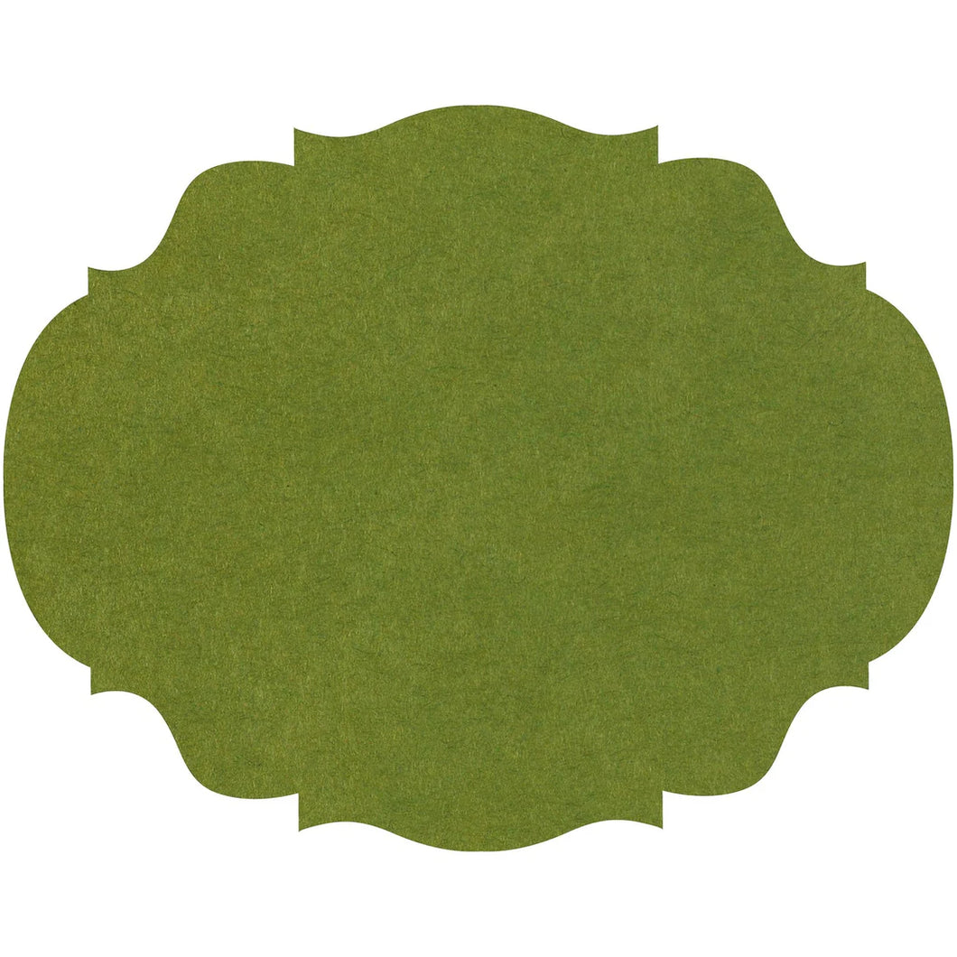 Die Cut Green French Frame Placemat