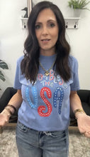 Load image into Gallery viewer, God Bless the USA Tee by Doodles
