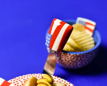Load image into Gallery viewer, HEV Flag Embellishment Appetizer Spreader
