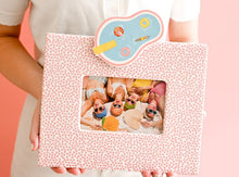 Load image into Gallery viewer, HEV Pink Small Dot Mini Rectangle Frame
