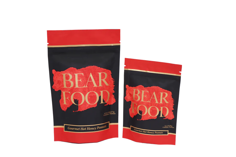 Bear Food - Gourmet Hot Honey Peanuts 6.5 Oz