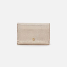 Load image into Gallery viewer, Hobo Jill Trifold Wallet, Sand Shimmer
