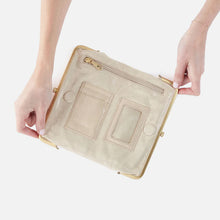 Load image into Gallery viewer, Hobo Lauren Clutch Wallet, Sand Shimmer
