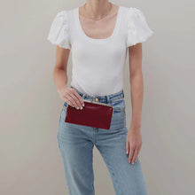 Load image into Gallery viewer, Hobo Lauren Clutch Wallet, Saddleberry
