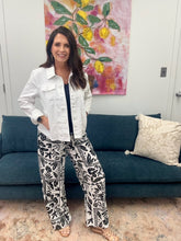 Load image into Gallery viewer, Linque Black &amp; White Patchwork Pant
