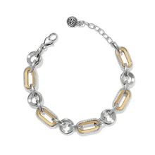 Load image into Gallery viewer, Medici Two Tone Link Bracelet
