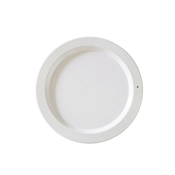 Mel 17 Nora Fleming melamine round platter pinstripes