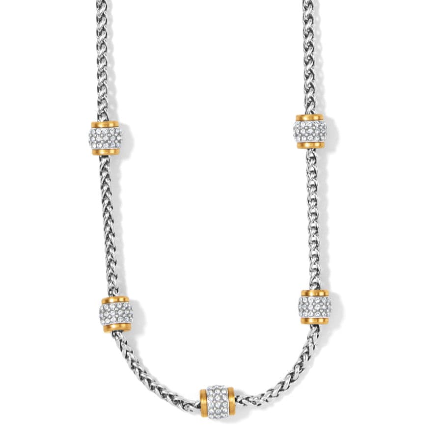 Meridian Petite Short Necklace, 2 tone