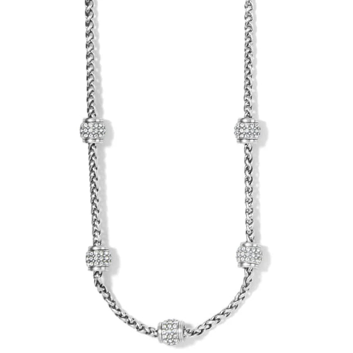 Meridian Petite Short Necklace, silver