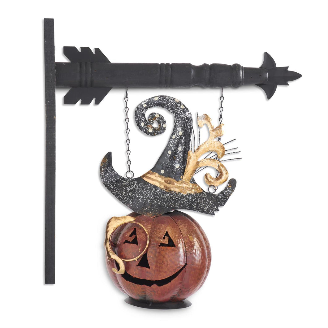 Metal Jack O Lantern w/Hat Arrow Replacement