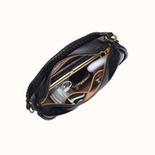 Load image into Gallery viewer, Mia Crescent Hobo, Black
