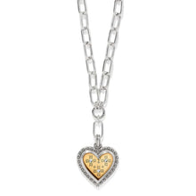 Load image into Gallery viewer, Brighton Mosaic Heart 2Tone Necklace
