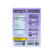 Load image into Gallery viewer, Noble Micks, Single Serve Lavender Lemonade
