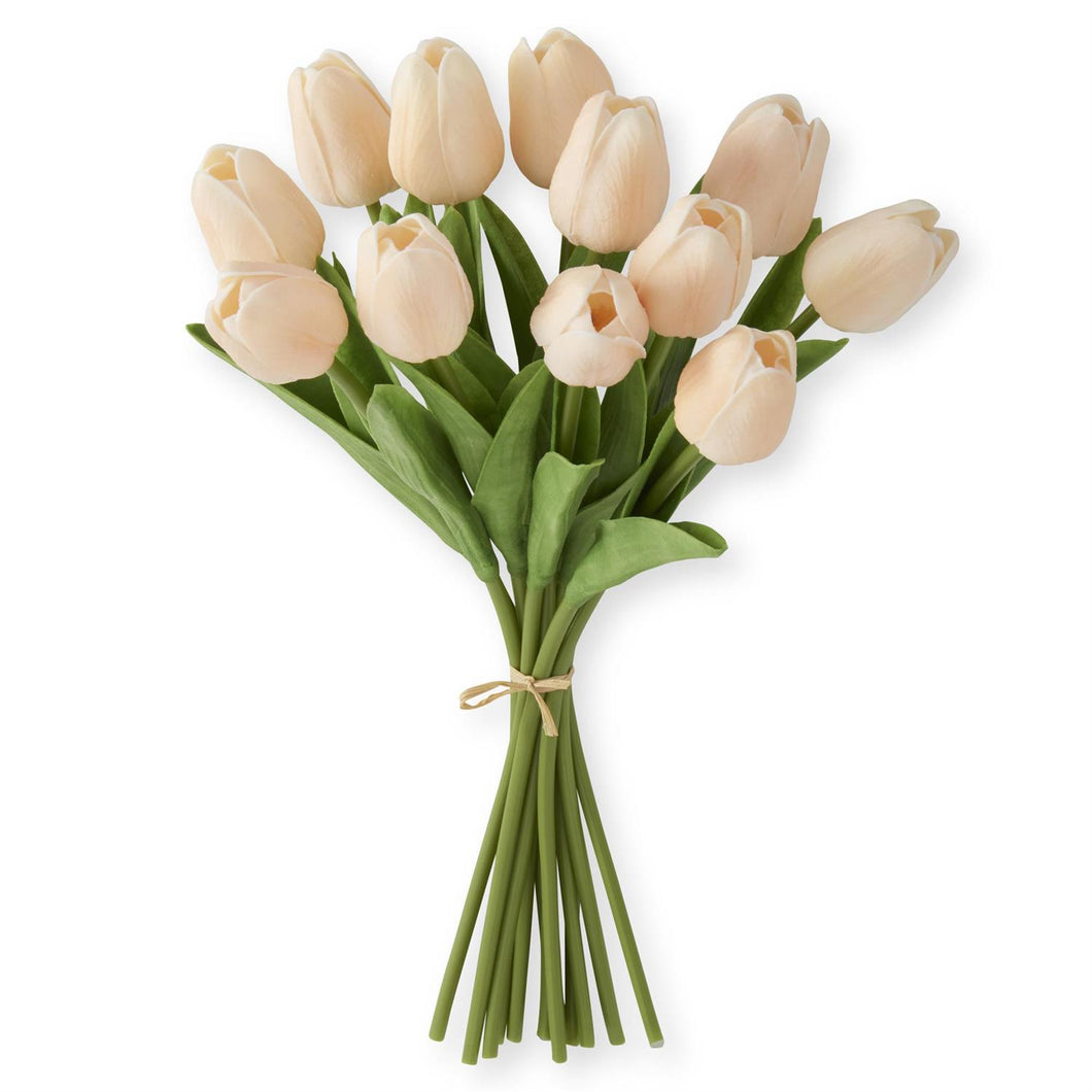 Real Touch Peach Tulip Bundle